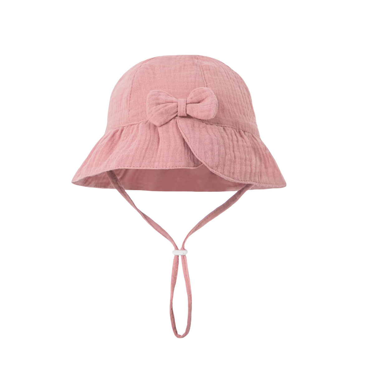 100 Percent Cotton Baby Bucket Hat Sun Protection 50cm Soft Skin Friendly Preschool Hat