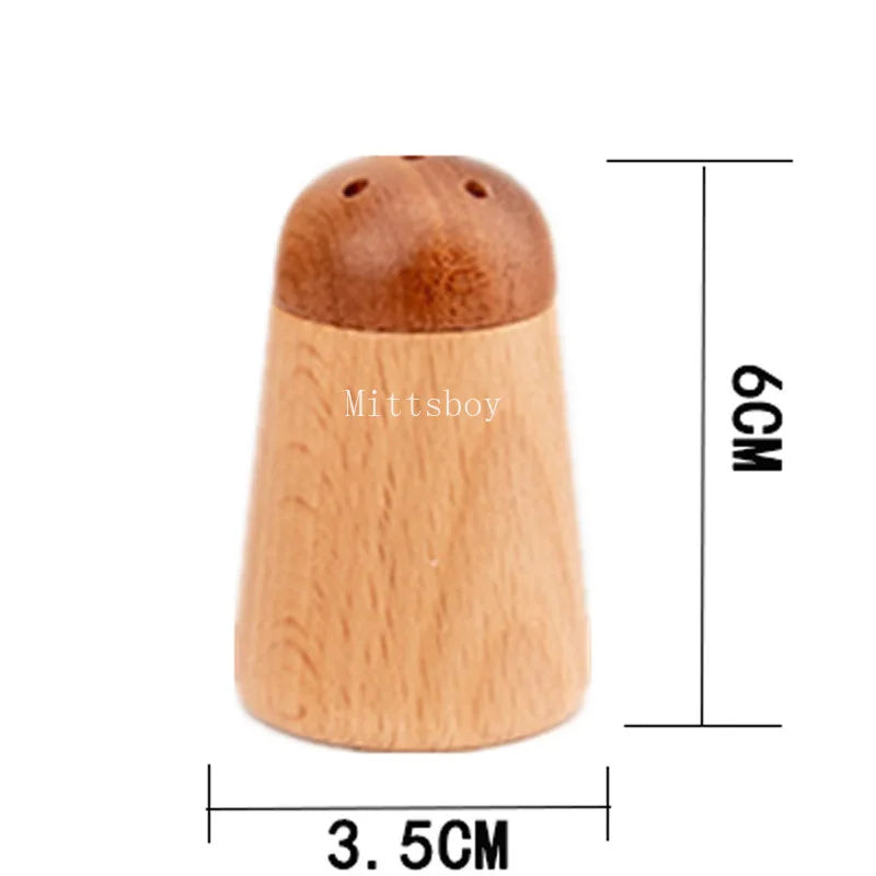 Montessori Wooden Kitchen Playset Condiment Bottles Educational Toy For Children Model 1Pcs