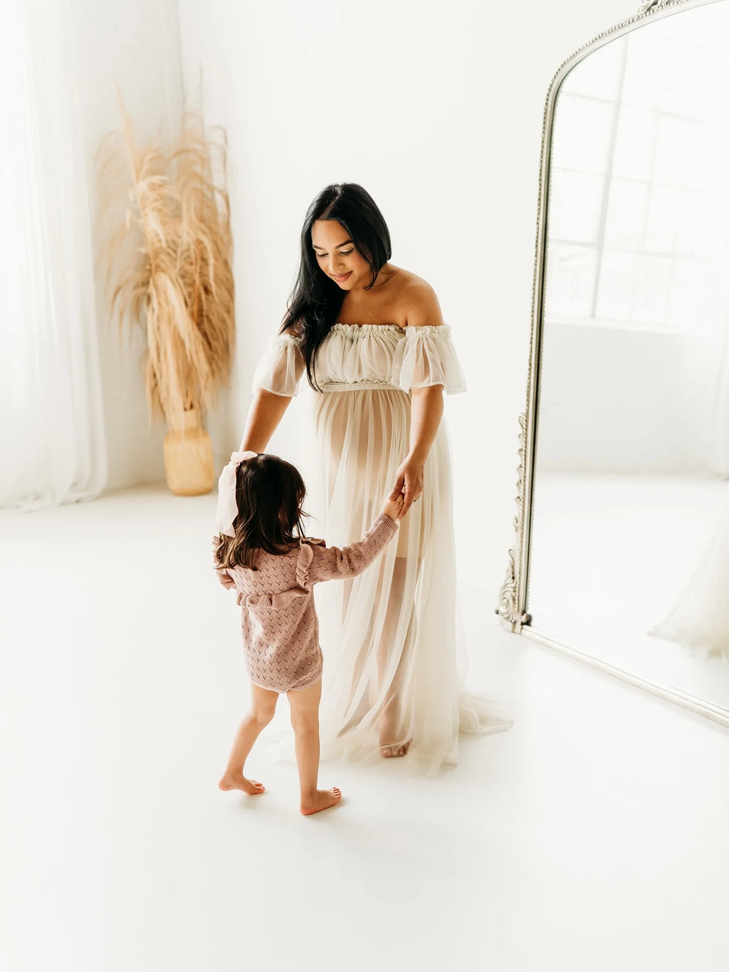 Maternity Gown Two Piece