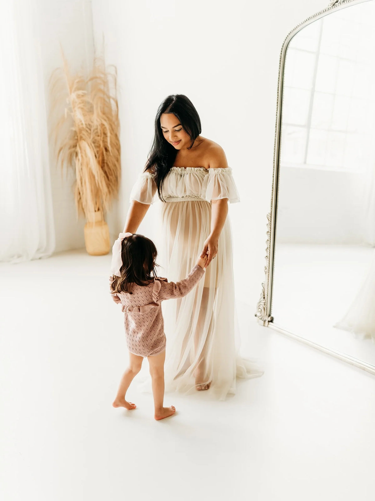 Maternity Gown Two Piece