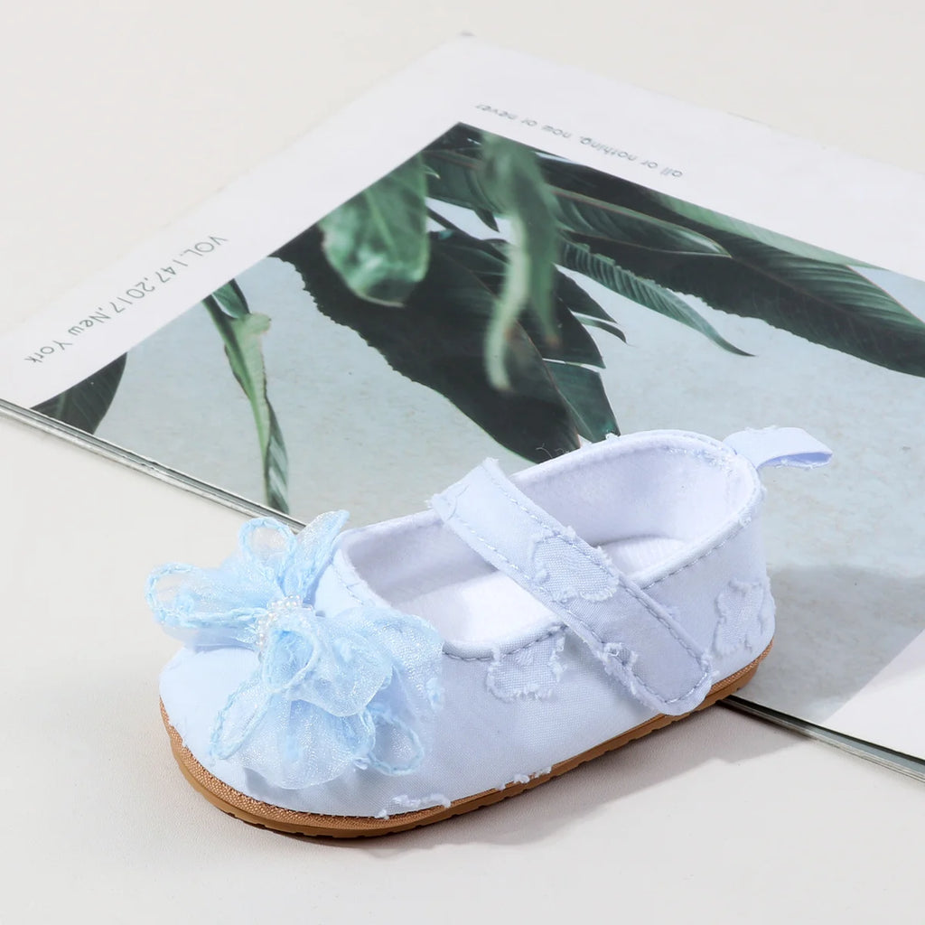 Spring And Summer Baby Girls Princess Shoes Cute Design First Walking Indoor Outdoor Toddler Shoes For 0-18 Months