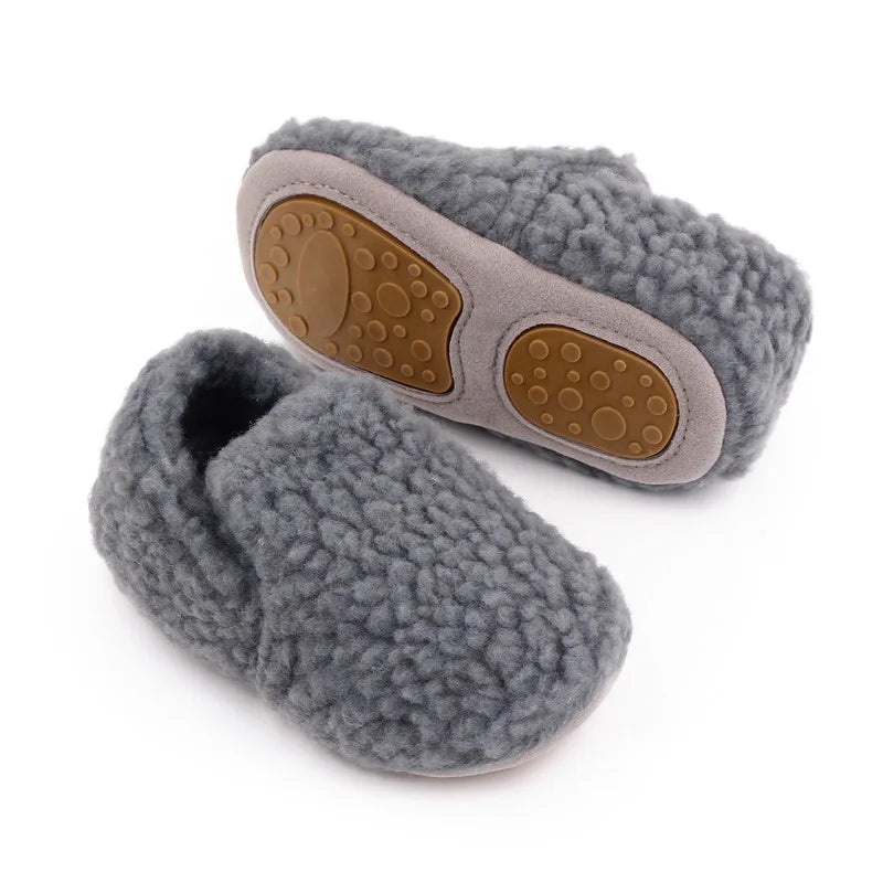 Baby Winter and Autumn Style Multiple Choices High Quality Soft Cotton Warm and Plush Toddler Shoes Anti-slip Sole Prewalking
