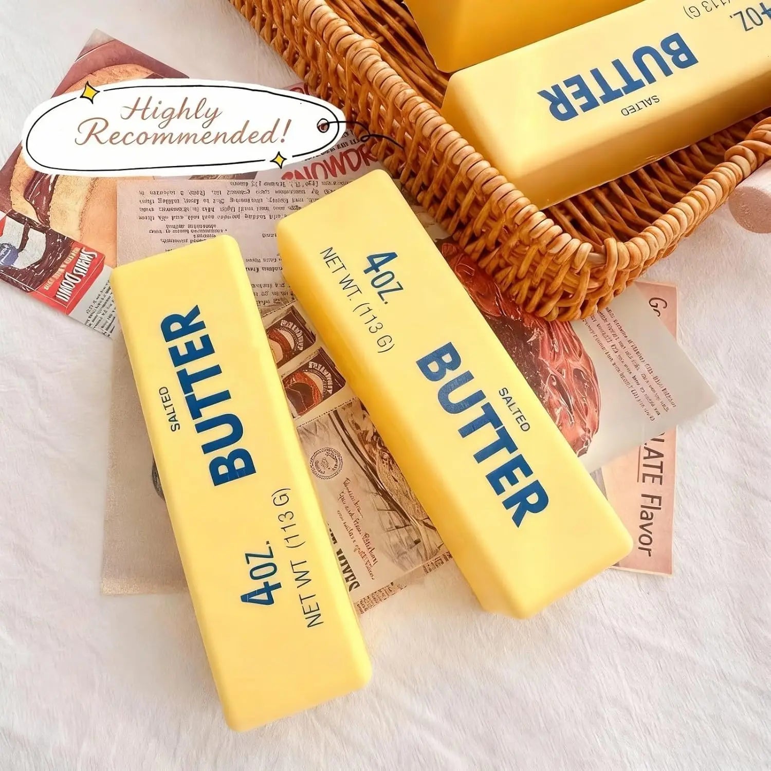 1-10Pcs Butter Stick Squishy Toy Slow Rising Squeeze Toy Butter Bar Brick Squishy Fidget Toy Anti Stress Release Hand Relax Gift