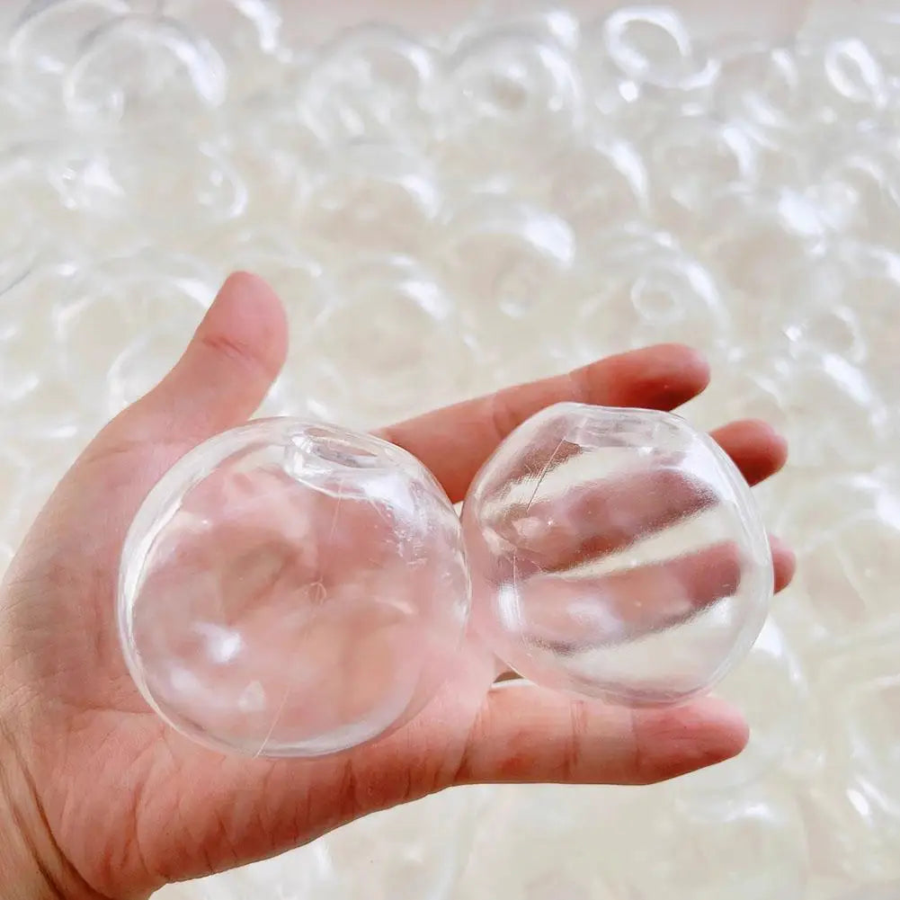 DIY Empty Ball Shell for Handmade Squishy Toy Clear Soft Rubber Skin for Maltose Squeeze Ball Creative Stress Relief Toy
