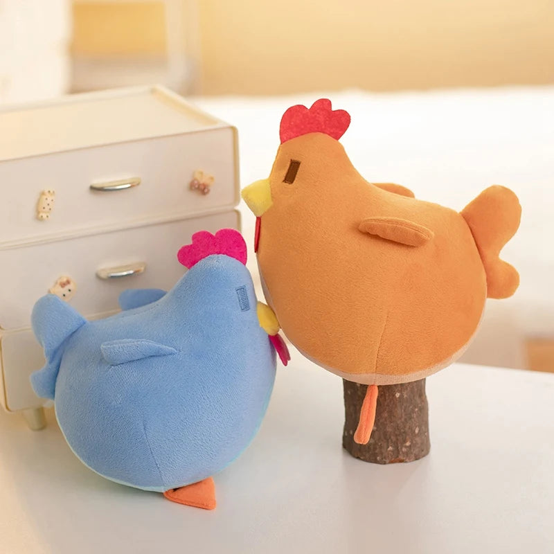 Stardew Valley Chicken Pillow Plush 20cm Soft Stuffed Animal Toy Cartoon Character Ideal for Children's Birthday Room Decor