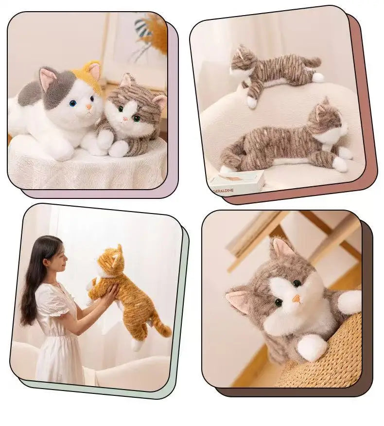 40/60cm Party Cat Doll Plush Toy Handmade Doll Cartoon Anime Cute Cushion Pillow Home Decoration Children's Birthday Gift Toy