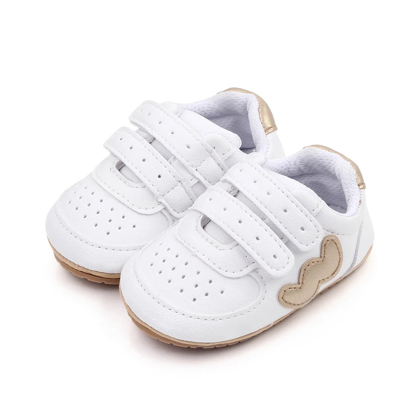New Fashion Baby Shoes Spring and Autumn High Quality TPR Sole Anti-slip Water Proof Toddler Prewalking Outdoor Sneaker D2736
