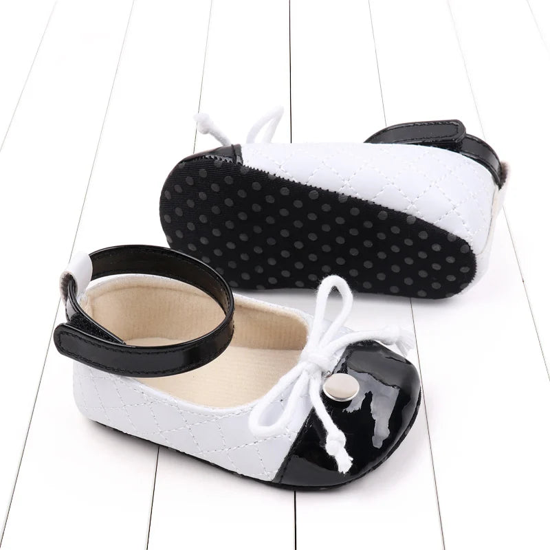 2025 New Fashion Spring and Summer Baby Girl Style Cute Bowknot Sandal Soft Cotton For 0-18 months High Quality PU Baby Shoes