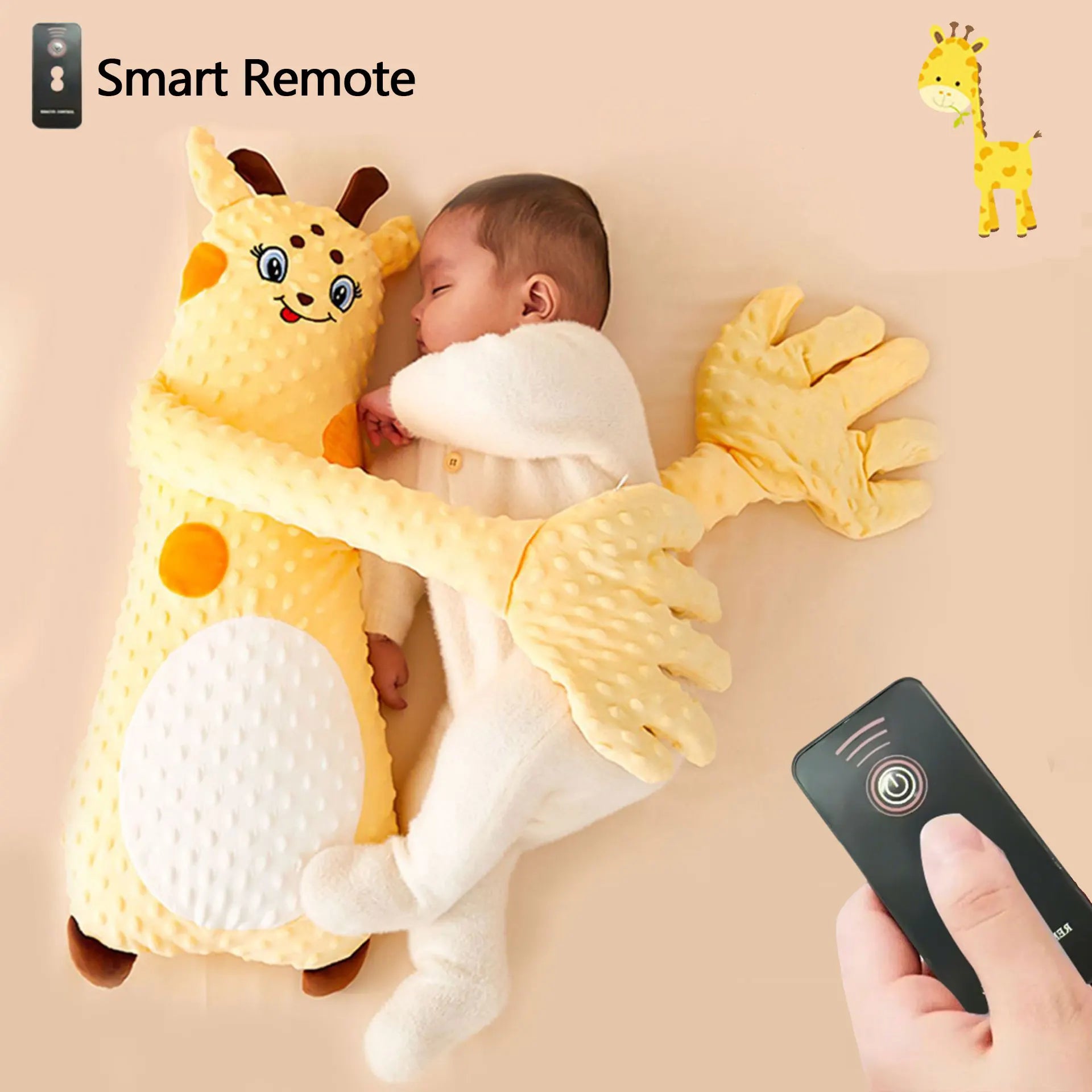 Baby Soothing Palm Patting Sleep God Dress Soothing Tool Baby Sleep Automatic Patting Sleep Doll Pillow