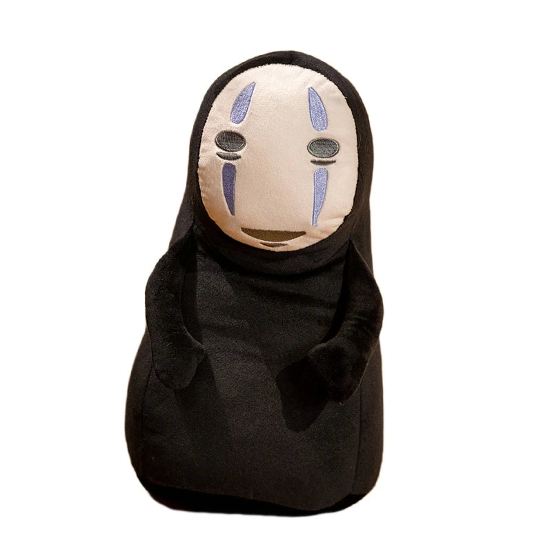 Japanese Anime No Face Man Stuffed Plush Toy Soft Figure Doll Home Decor Birthday Gift Intresting Movie Character Collectible