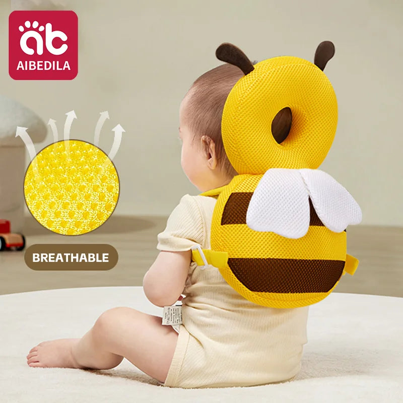 AIBEDILA Baby Head Protector Pillow Backpack Anti Fall Safety Cushion NB01 for Newborns and Toddlers Learning to Walk