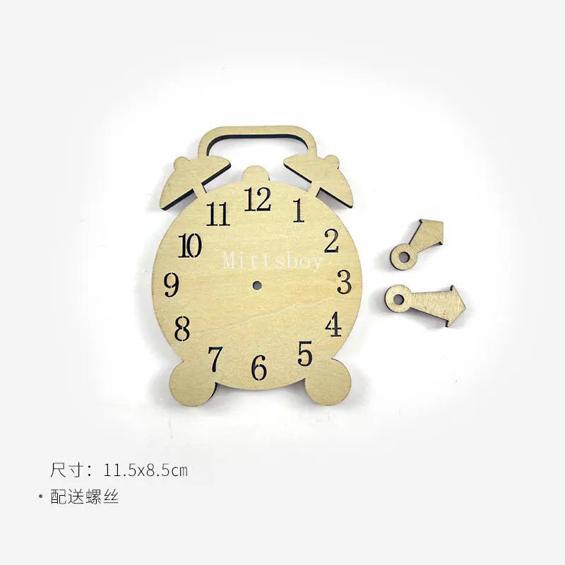 DIY Montessori Busy Board Accessory Wooden Hourglass Gear Skidway Puzzle Toy MB01 For Children