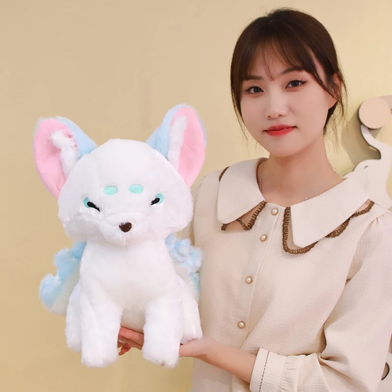 Cute And Creative Plush Toy Fox With Nine Tails, A Pillow Inspired By The Classic Of Mountains And Seas Mythology, A Nine-tailed