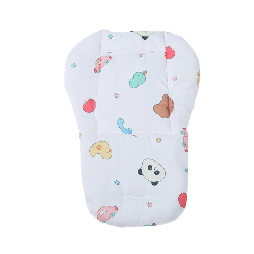Cotton Material Baby Stroller Seat Cushion All Seasons Cartoon Pattern Dining Chair Cushions Comfortable Breathable