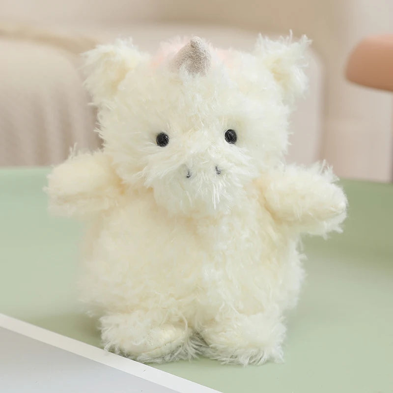20cm Soft Furry Plush Toys Cute Stuffed Animals Fox Owl Pig Lamb Chick Duck Cuddly Companions