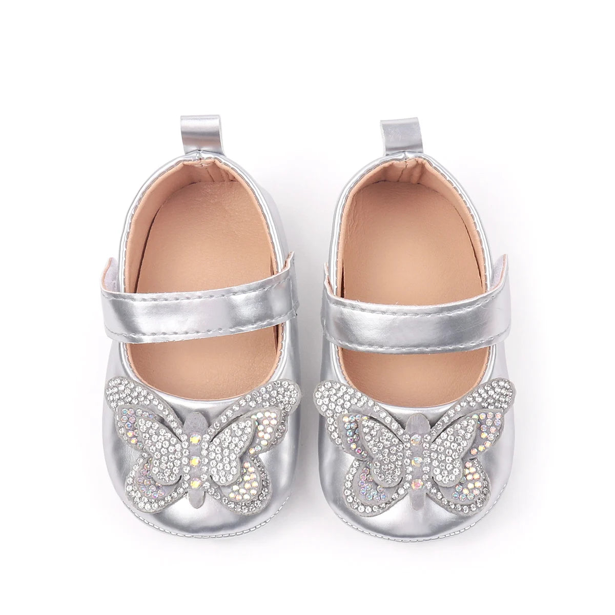 2025 Baby Girls Princess Pre-walking Indoor Outdoor Toddler Shoes With Comfortable TPR Sole and Fashion Design For 0-18M BBW5121