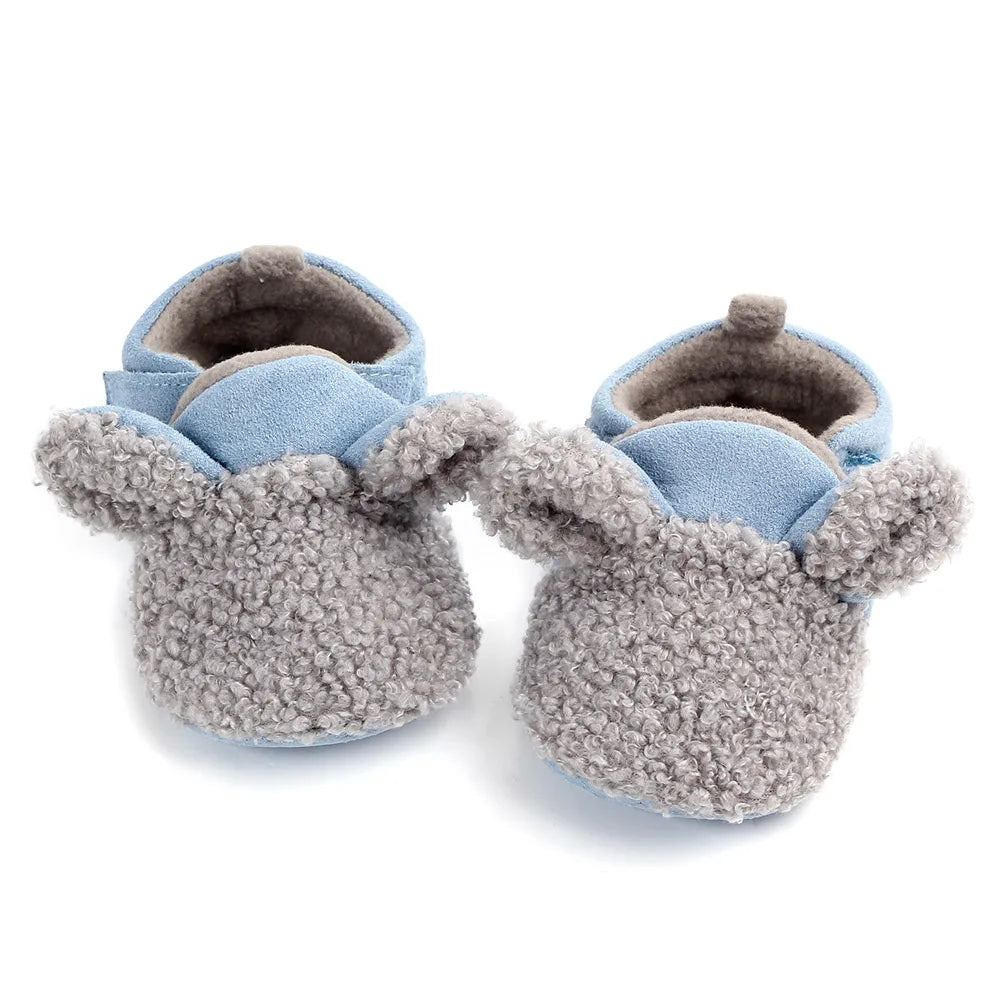 Baby Winter Shoes Cute Animal Ear Soft Cotton Warm and Comfortable for 0-18 Months Boys and Girls 2024 New Fashion  D2028 D2097
