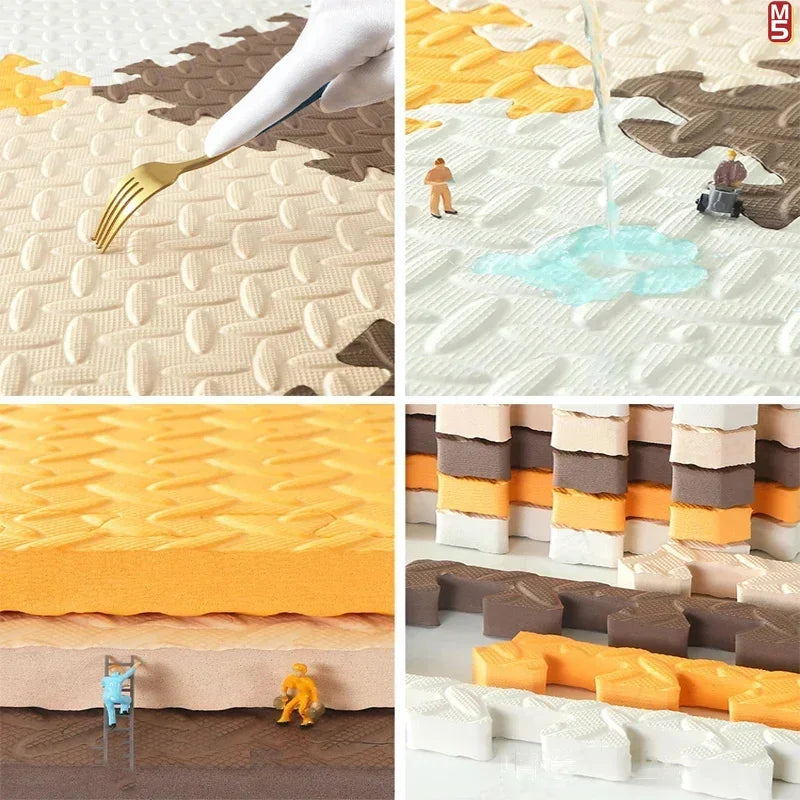 Thickened 2.5cm Baby Play Mat Children's Room Game Mat Carpet Soundproof Playing Activity Gym Mat Puzzle Environmental