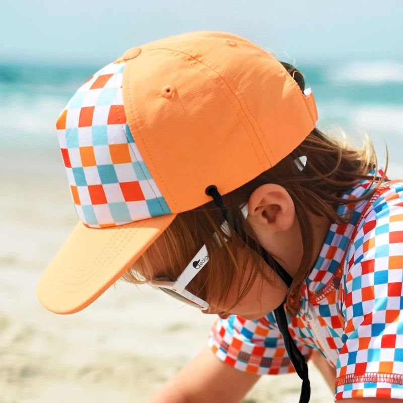 Summer Baby Cap Quick-dry Beach Kids Sun Hats for Girls Boys Accessories Adjustable Snapback Hat Children Baseball Caps 6M-10Y