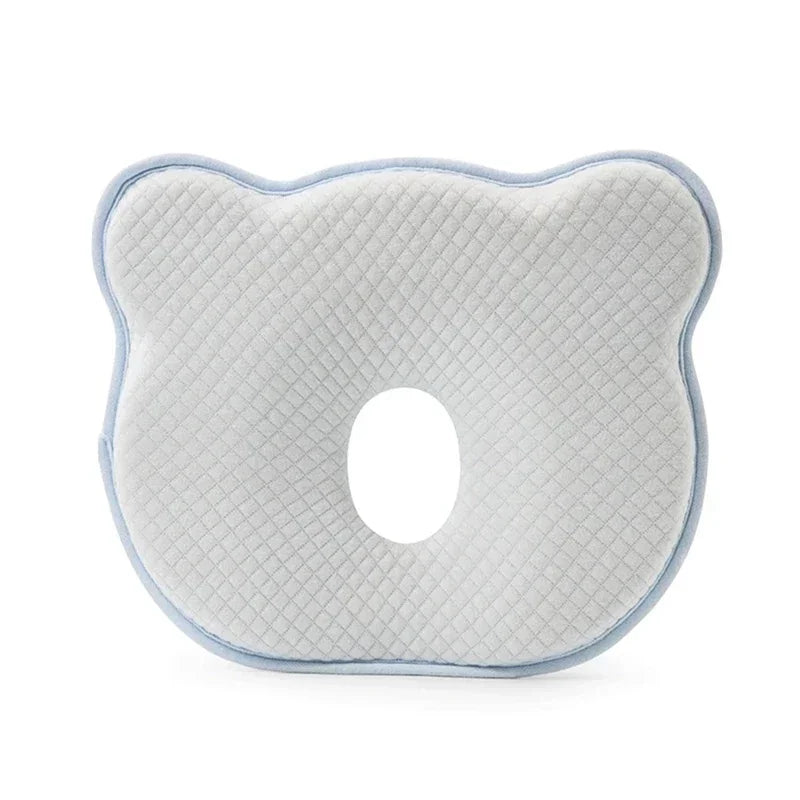 Newborn Memory Foam Baby Pillow For Head Shaping Four Seasons Cotton Cover Model Four Seasons
