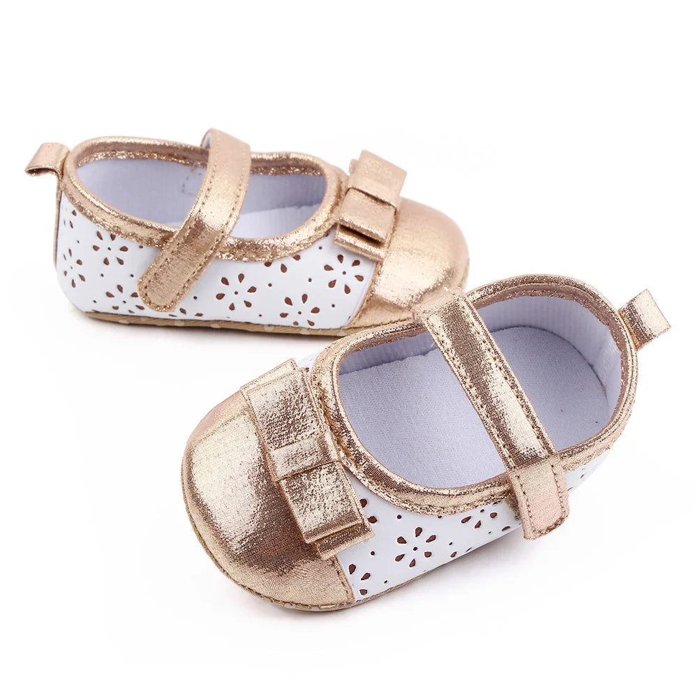 2025 Hot Selling New Style Spring Autumn Newborn Baby First  Toddler Shoes Cute Bow Princess Shoes New Casual Shoes For 0-18M