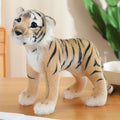New Simulation Lion Tiger Leopard Plush Toys Home Decor Stuffed Cute Animals Dolls Gift For Children Birthday Christmas