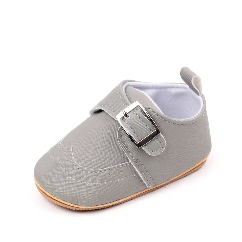 BrandName Baby First Walking Shoes Unisex Non Slip Polyurethane Upper Toddler Shoes Model 001