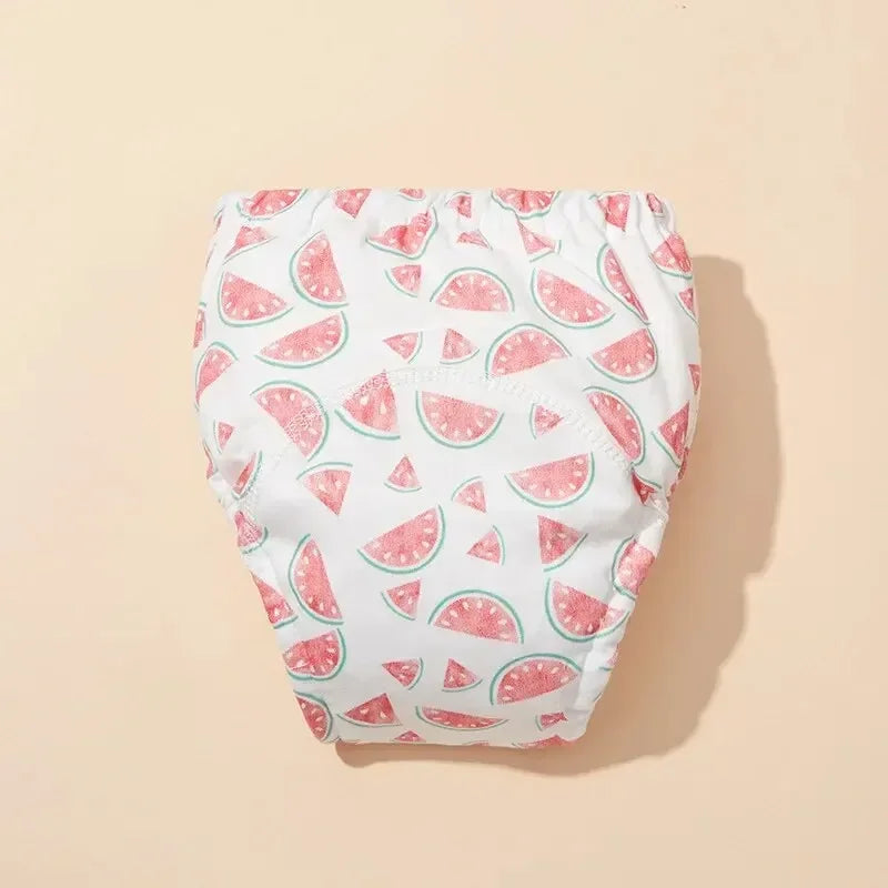 6 Layer Reusable Waterproof Cotton Baby Training Pants Infant Shorts Underwear Diaper Nappy Change Size 80 90 100 110