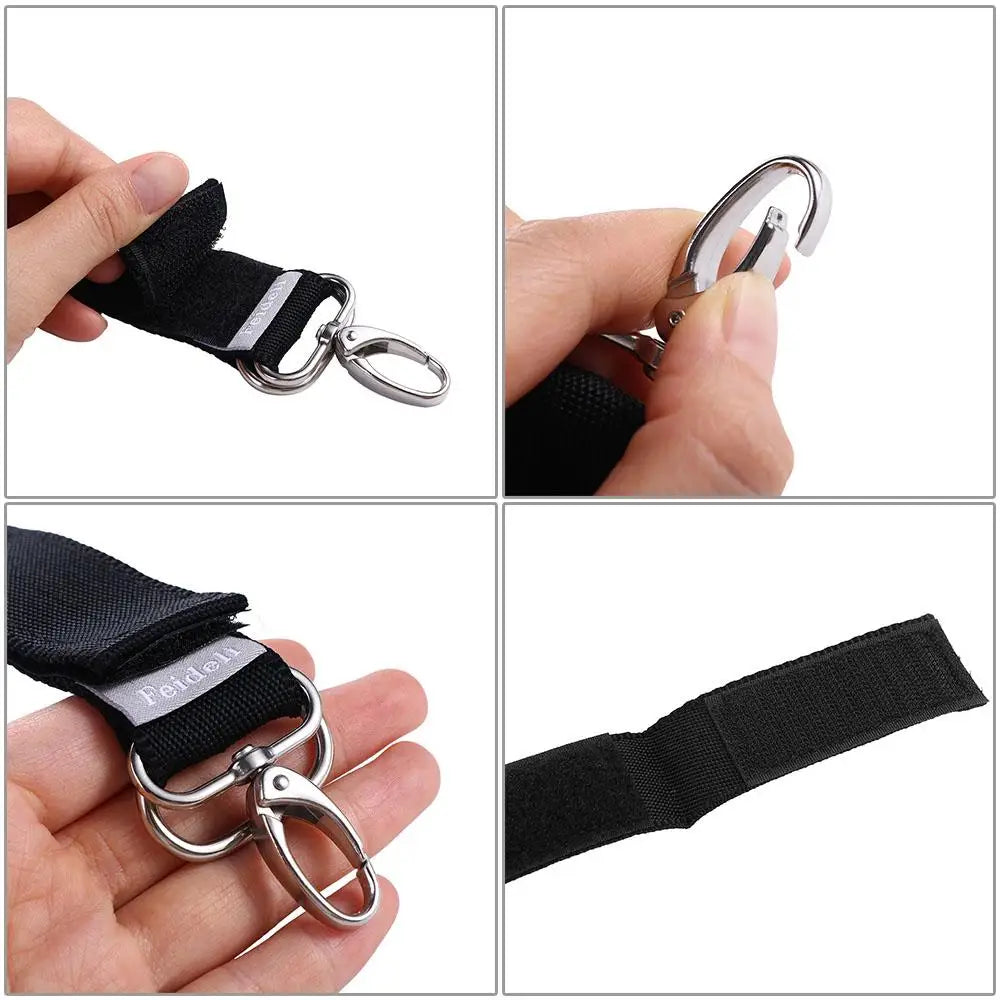 Baby Newborn Hanger Straps Metal Nylon Stroller Hook Stroller Accessories Diaper Bag Hanger Pushchair Clip