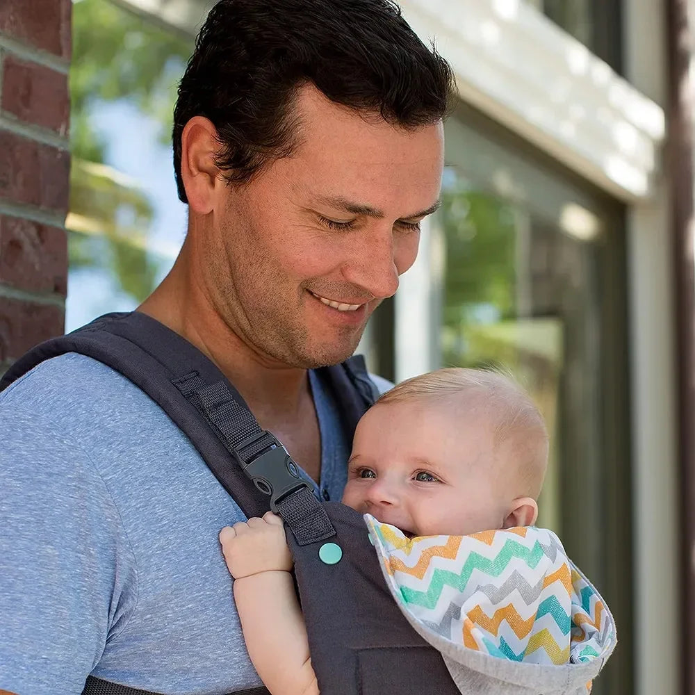 Newborn to Toddler Baby Carrier Ergonomic Infant Carrier with Hip Seat Lumbar Support Multi-Position Front and Back Carry