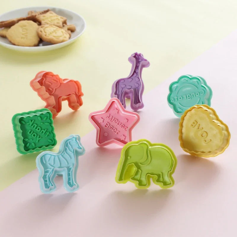 Montessori DIY 3D Animal Vegetables Fruit Plasticine Slime Mold Tool Set Kit Ability Play Dough Clay Educational toy for chidlre