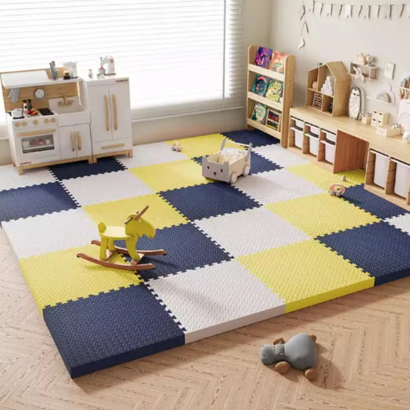 Children's Game Puzzle Floor Mat Durable Non-slip Carpet for Fitness Equipment Mats Bedroom Living Room Home Decoration
