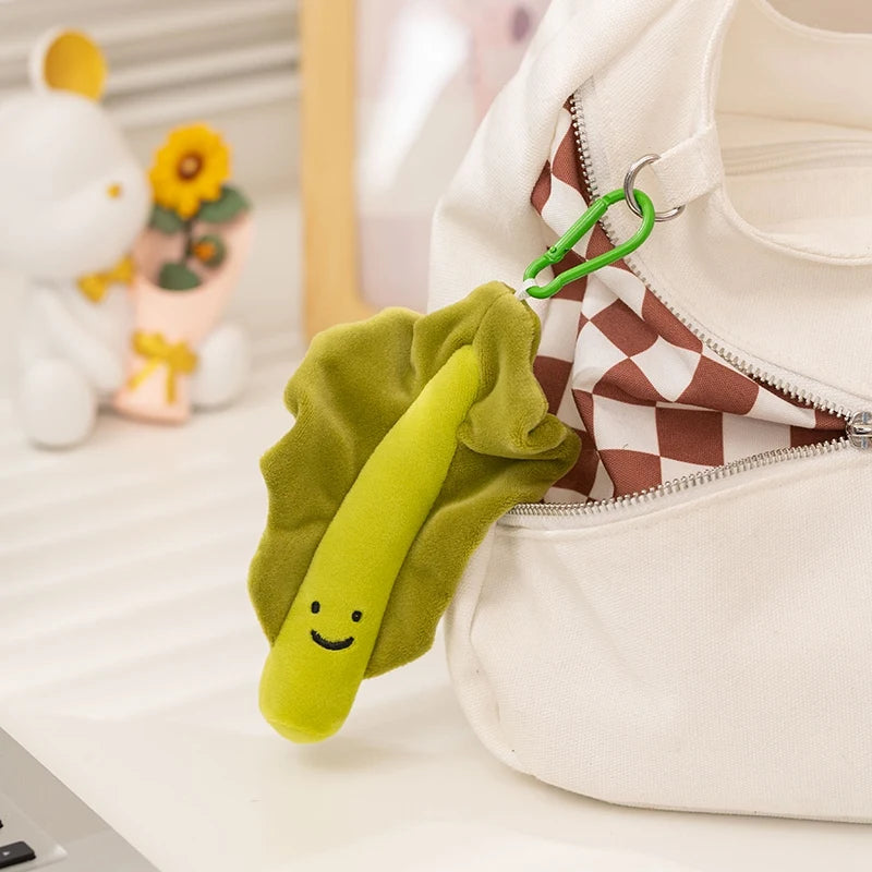 Kawaii Vegetable Plush Toys Cute Vegetables Pendant Onion Chili Mushroom Carrot Plush Pendant Keychain Toy