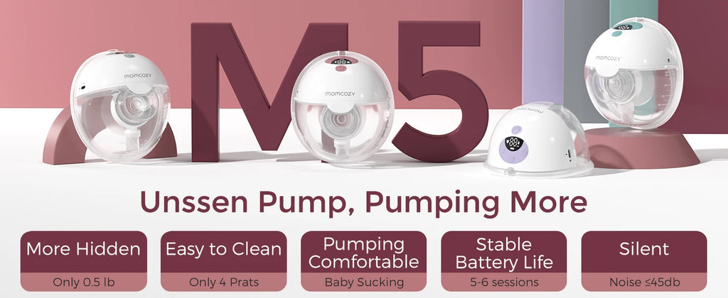 Momcozy Breast Pump Hands Free M5
