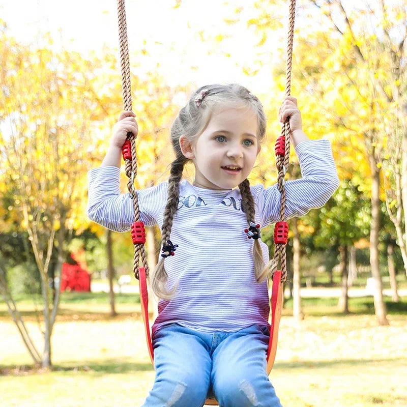 Children's EVA Soft Board U-Shaped Tree Swing with Adjustable Rope