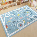 Cartoon Car Traffic Children's Carpet Play Room Crawling Mat Home Decoration Living Room and Bedroom Floor Mat Gift