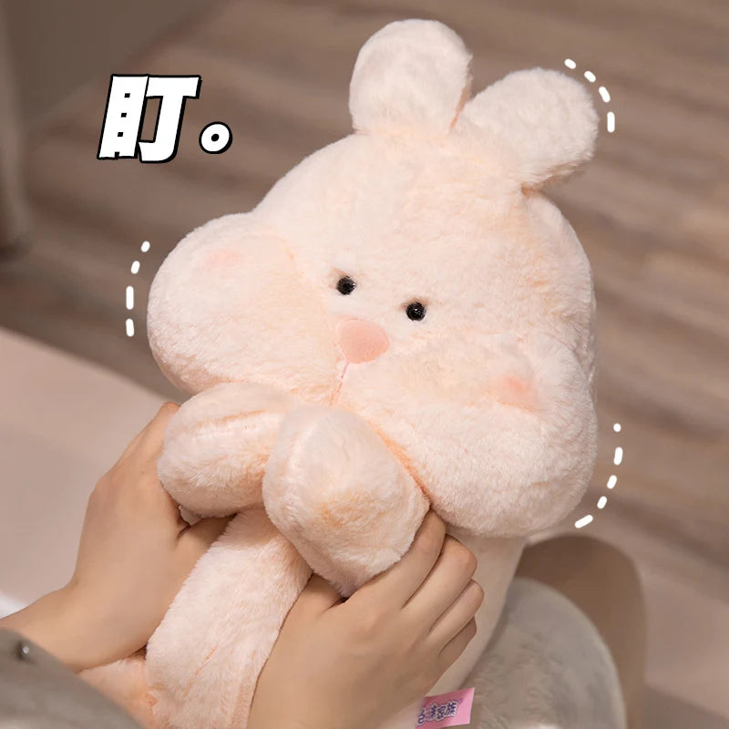 Cartoon Cute Series Pink Rabbit Duck Bear Plush Toys Bear Soft Dolls  Animal Stuffed Plush Birthday Gifts For Girls