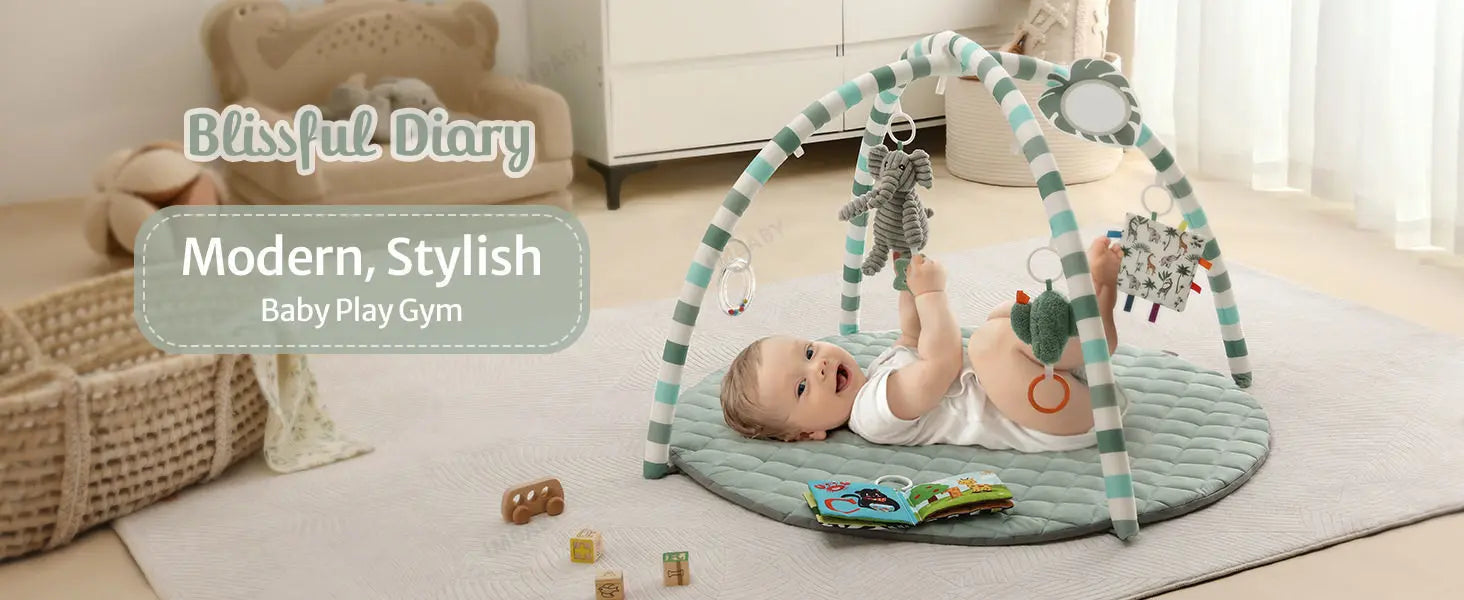 Multi-functional Baby Fitness Stand with Music Gym Activity, Comfort Toy, Blanket Pad, Early Education 0-36 Months, Newborn Gift