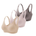 3 PCS Breastfeeding Bra With Multiple Colors Available, Jelly Style, Comfortable, Seamless, No Steel Rims, Front Opening Bra