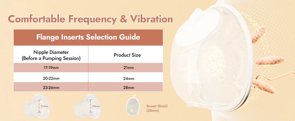 NCVI 2025 Hands Free Wearable Breast Pump,Combined with Strong Motor and Wearable Cups, 4 Modes 9 Levels, 21/24/28mm, Low Noise
