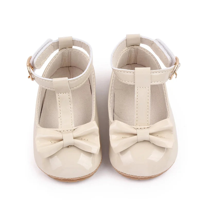 Summer Baby Girl Pre-walking Toddler Shoes With High Quality PU Leather And TPR Sole For 0-18M Baby Girls Princess Shoes