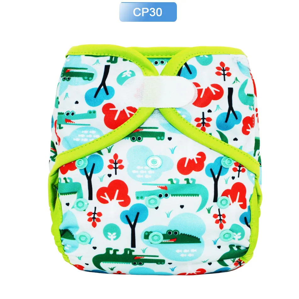 EezKoala Eco-friendly Cloth Diaper Cover Baby Washable Diaper Waterproof Baby Nappy Reusable Adjustable Pocket Diaper Hook&Loop