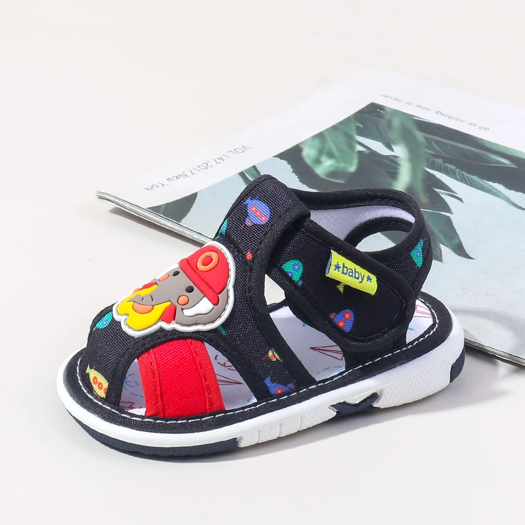 2025 Hot Summer New Design and High Quality Baby Boys And Girls First Walking Indoor Outdoor Toddler Shoes With Squeaky