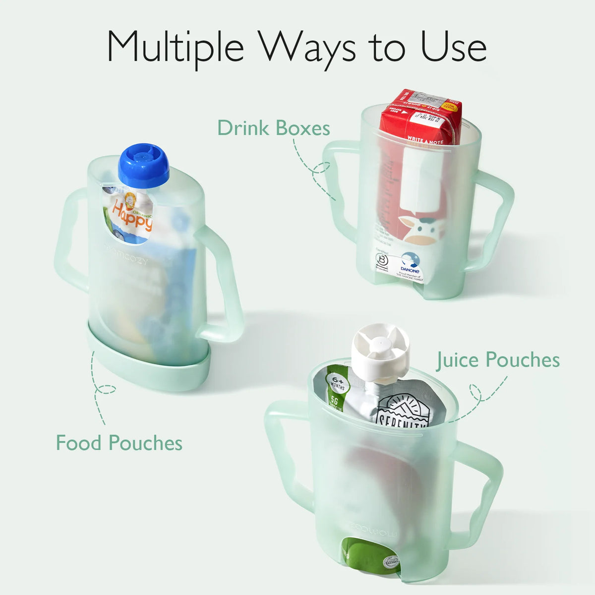 Momcozy Squeeze Pouch Holder for Food Pouches and Drink Boxes