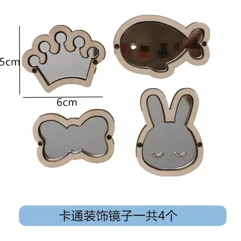 Montessori Busy Board Accessories Leather Buckle Switch Light Plug Wooden Toy Educational Toy Model MBA01