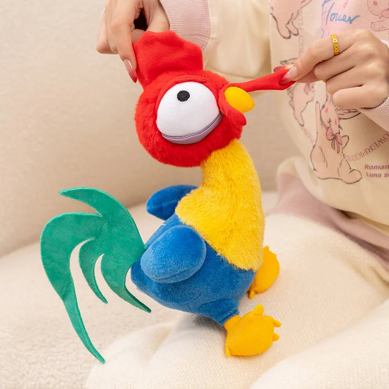 Kawaii Moana Pig Rooster Plush Toy Anime Pig Princess Chicken Stuffed Animals Accompany Sleep Toy Home Decor Kids Birthday Gifts