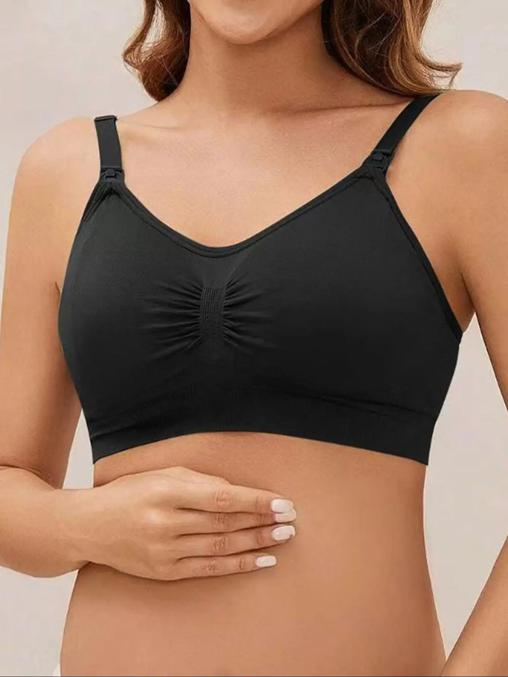 2-Pack Front Buckle Maternity Nursing Bra