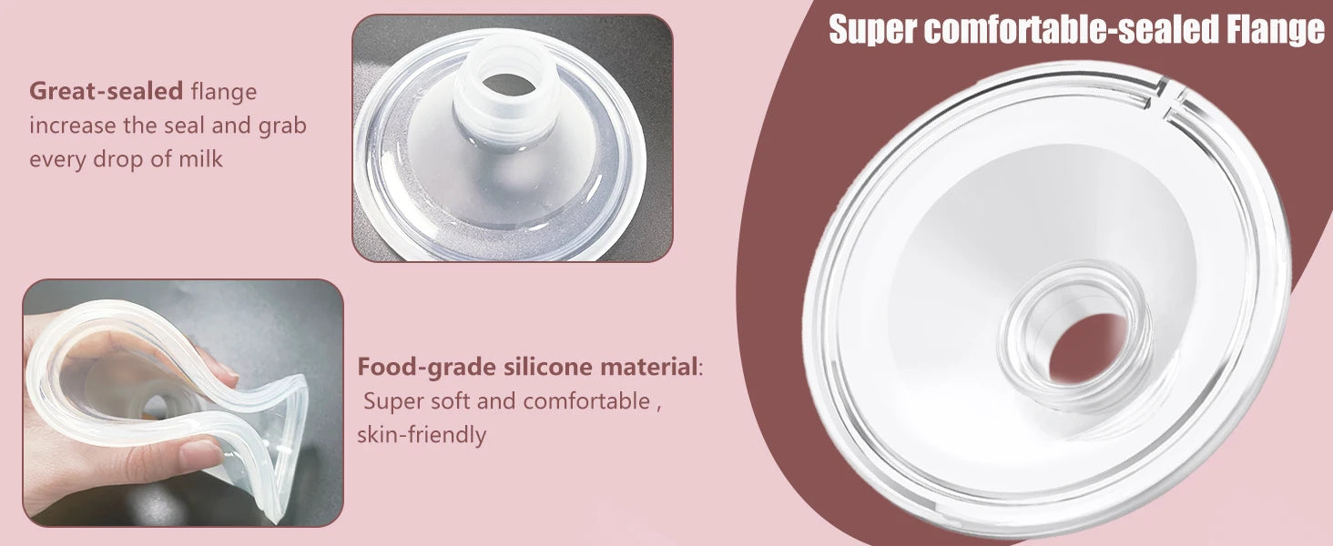 Silicone Duckbill Valve and Diaphragm,Compatible with S12/S9/S13/S15 Wearable Breast Pump Accessories, Replacement Spare Parts