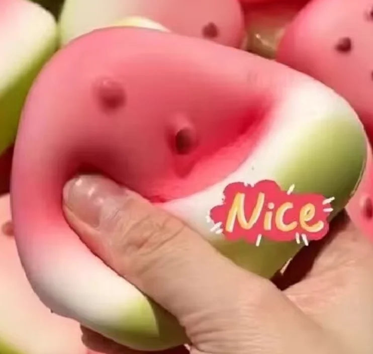 Squishy Watermelon Fidget Toy Anti-Stress Slow Rising Fruit Pinch Squeeze Stress Reliever Funny Pressure Reducer Prop