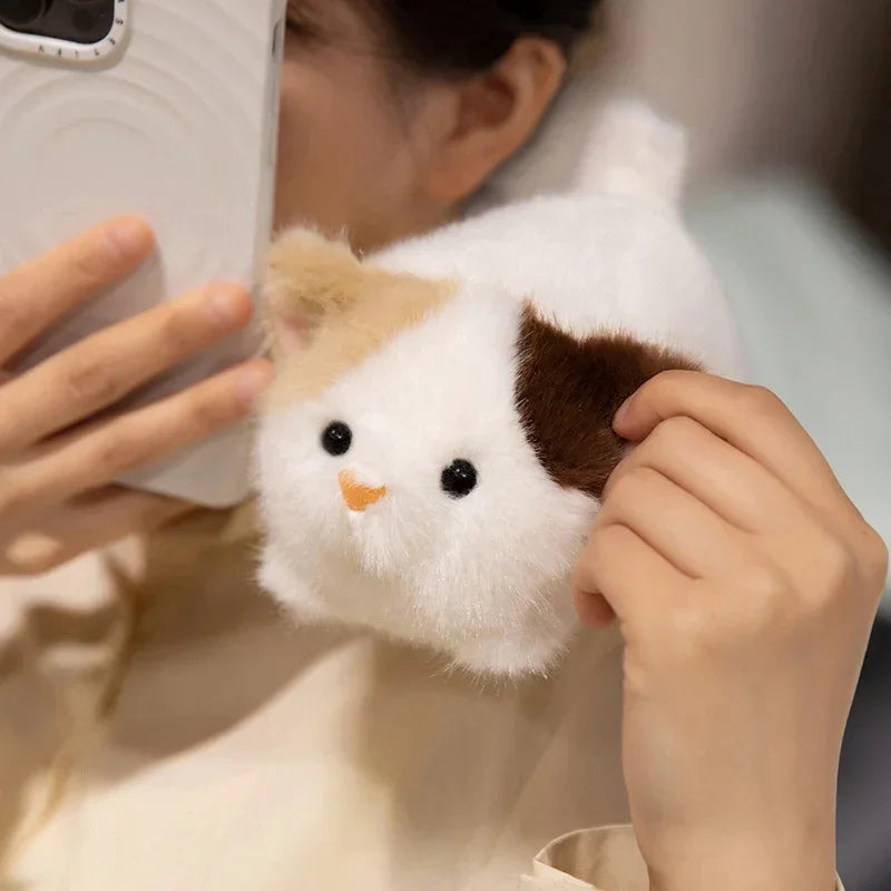 Cute Stuffed Plush Toys Lying Red Panda Fox Sloth Cat Soft Baby Plushie Gifts - Animal Themed Dolls for Children